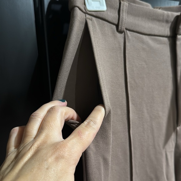 NWT Halara Flex brown work pants trouser - Picture 2 of 7